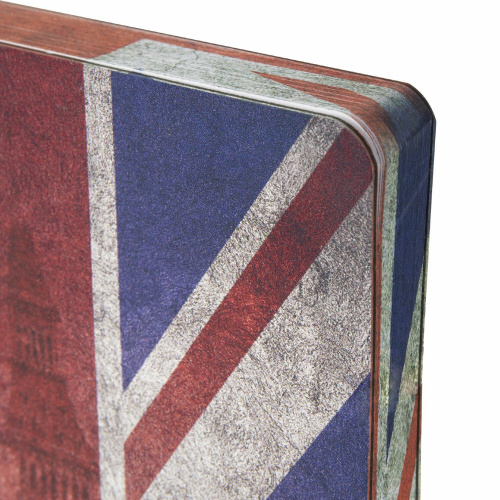 Ежедневник недатированный А5 (138х213 мм), BRAUBERG VISTA, под кожу, гибкий, 136 л., "Great Britain" фото 8