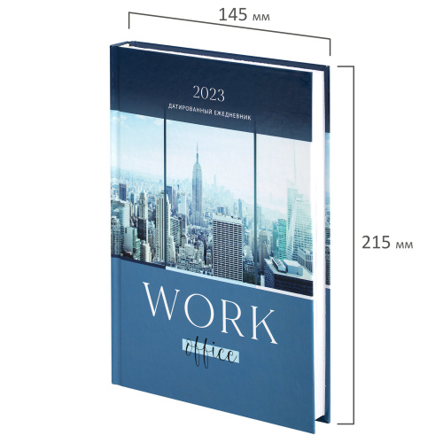 Ежедневник датированный на 2023 STAFF "New York", 145х215 мм, А5, ламинированная обложка фото 9