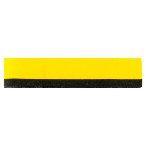 Стиратель магнитный для магнитно-маркерной доски ЮНЛАНДИЯ "Карандаш", 55х100 мм, желтый с рисунком фото 2