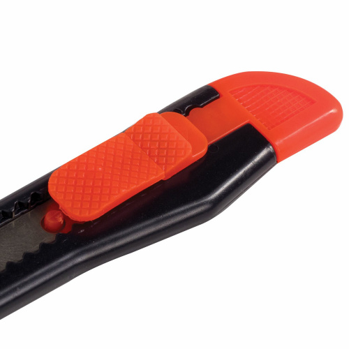 Нож канцелярский STAFF "Basic", 9 мм, фиксатор, цвет корпуса ассорти, упаковка с европодвесом фото 5