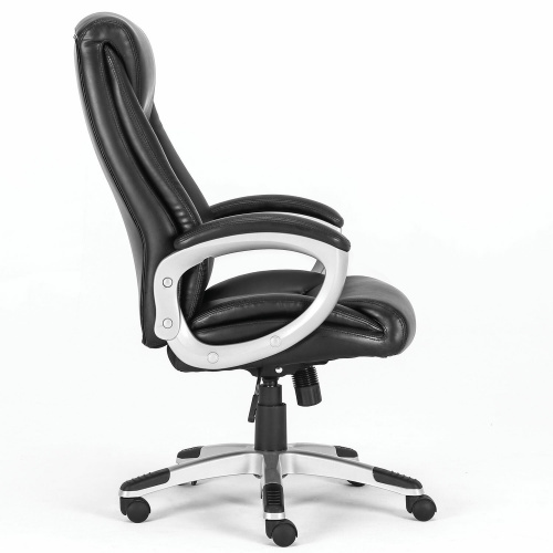 Кресло офисное BRABIX PREMIUM "Grand EX-501", рециклированная кожа, черное фото 7
