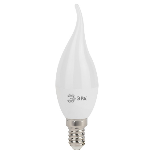 Лампа светодиодная ЭРА, 7 (60) Вт, цоколь E14, "свеча на ветру", теплый белый свет, 30000 ч. фото 3
