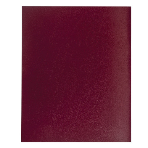 Тетрадь бумвинил STAFF, А4, 96 л., скоба, офсет №2, клетка, бордовый фото 7