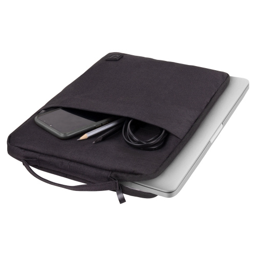 Чехол для ноутбука BRAUBERG "Option" 14'', 35,5х24х2,5 см, с ручкой и карманом, черный фото 6
