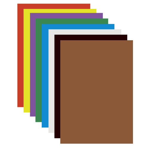 Картон цветной ПИФАГОР  "Дюймовочка", А4, мелованный (глянцевый), 8 л., 8 цв., 200х283 мм фото 2