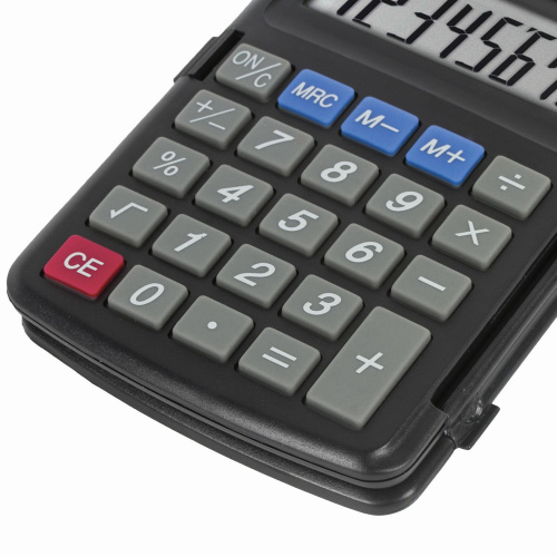 Калькулятор карманный STAFF STF-899, 117х74 мм, 8 разрядов, двойное питание фото 7