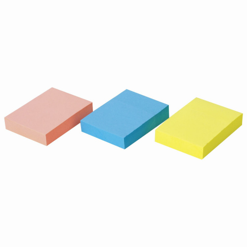 Блоки самоклеящиеся (стикеры) BRAUBERG, 38х51 мм, 100 л., 12 штук, 3 неоновых цвета фото 7