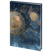 Ежедневник недатированный А5 (145х215 мм), ламинированная обложк, 128 л., STAFF, "Astrology"