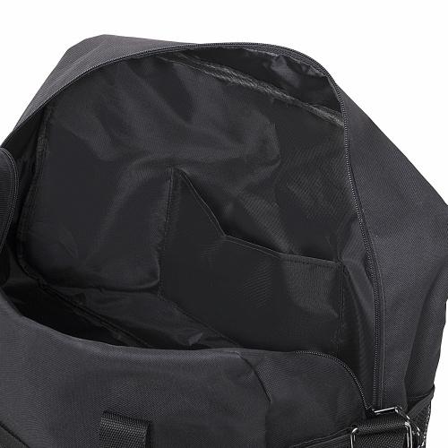 Сумка спортивная BRAUBERG MOVE с карманом, черная, 45x30x20 см, 271689 фото 6
