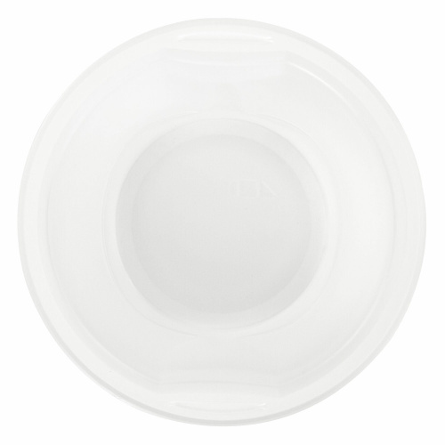 Одноразовые тарелки суповые LAIMA, 50 шт., 0,6 л, белые, ПП, холодное/горячее фото 6