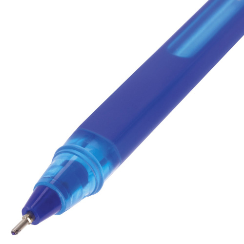 Ручка шариковая масляная BRAUBERG "Extra Glide Soft Blue", линия письма 0,35 мм, синяя фото 5