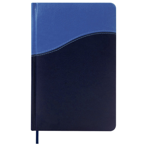 Ежедневник недатированный BRAUBERG "Bond", А5, 138х213 мм,  под кожу, 160 л., темно-синий/синий фото 7