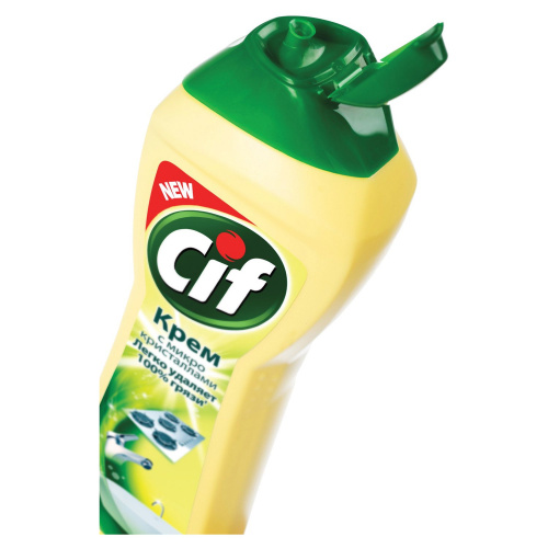 Крем чистящий "Cif" Актив Лимон 500 мл фото 3