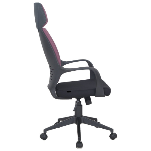 Кресло офисное BRABIX PREMIUM "Galaxy EX-519", ткань, черное/терракотовое фото 3
