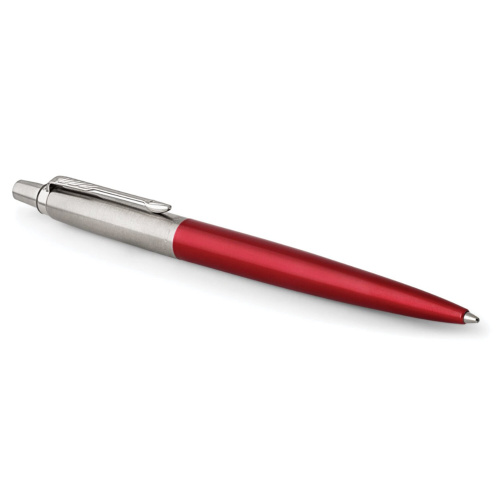 Ручка шариковая PARKER "Jotter Core Kensington Red CT", корпус красный, синяя фото 4