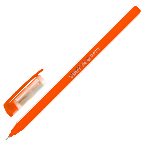 Ручка шариковая масляная STAFF Basic "OBP-312", корпус ассорти, узел 0,7 мм, синяя фото 9