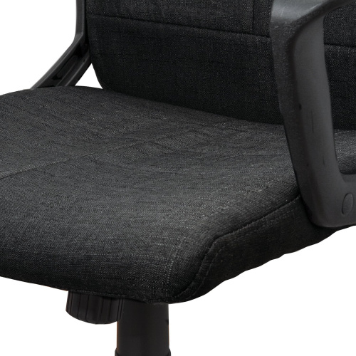 Кресло офисное BRABIX "Focus EX-518", ткань, черное фото 2