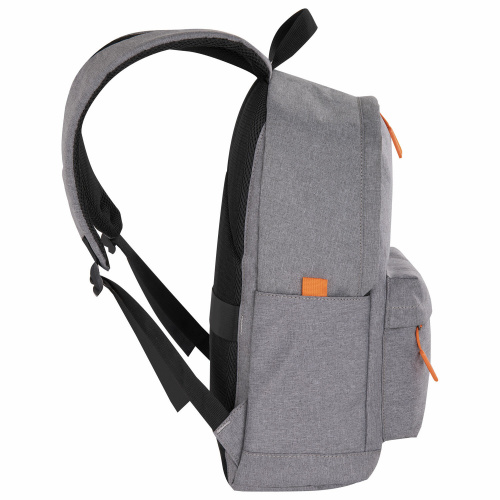 Рюкзак BRAUBERG URBAN "Energy", 44х31х14 см, с отделением для ноутбука, USB-порт, серый фото 10