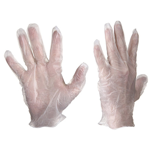 Перчатки виниловые PACLAN, 10 шт., неопудренные, размер M (средний), белые фото 2