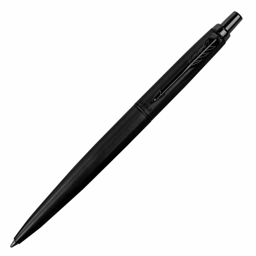 Ручка шариковая PARKER "Jotter XL Monochrome Black BT", корпус черный, нержавеющая сталь, синяя фото 6