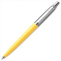 Ручка шариковая PARKER "Parker Jotter Orig Yellow", корпус желтый, детали хром, блистер, синяя