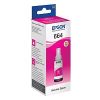 Чернила EPSON для СНПЧ EpsonL100/L110/L200/L210/L300/L456/L550, пурпурные, оригинальные