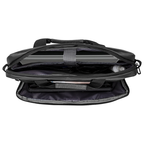 Сумка-портфель BRAUBERG "Forward", 29х40х9 см, с отделением для ноутбука 15,6", темно-серая фото 8