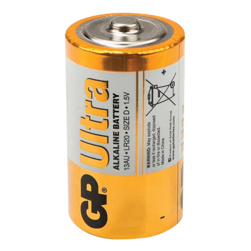 Батарейки GP Ultra, D, алкалиновые, 2 шт., блистер фото 2