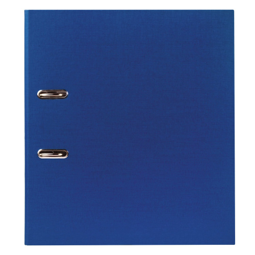 Папка-регистратор BRAUBERG, с покрытием из ПВХ, 50 мм, синяя (удвоенный срок службы) фото 2