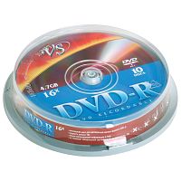 Диски DVD-R VS, 4,7 Gb, 10 шт.