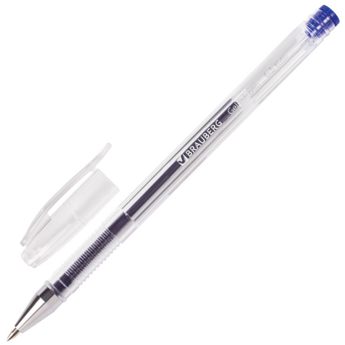 Ручки гелевые BRAUBERG "Jet", 4 цвета, узел 0,5 мм, линия письма 0,35 мм фото 4