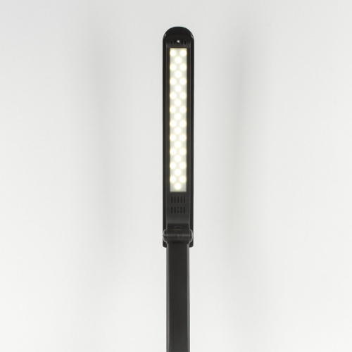 Светильник настольный SONNEN, на подставке, светодиодный, пластик, черный фото 2