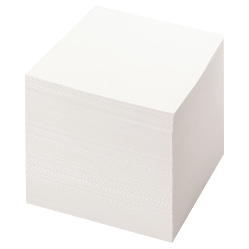 Блок для записей STAFF непроклеенный, куб 8х8х8 см, белизна 70-80%, белый фото 3