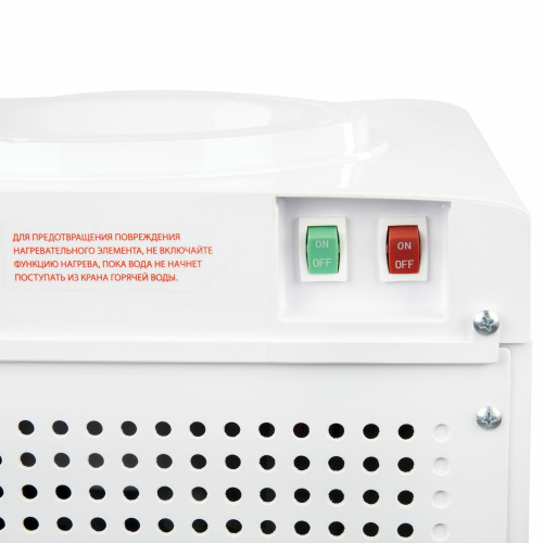 Кулер для воды SONNEN FSE-02H, напольный, нагрев/охлаждение электронное, 2 крана, белый фото 9