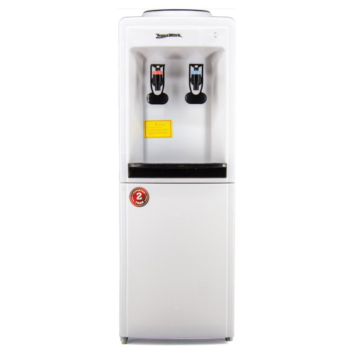 Кулер-водонагреватель AQUA WORK 0.7-LK/B, напольный, 2 крана, белый, без охлаждения фото 2