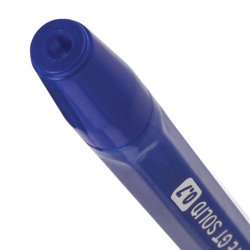 Ручка шариковая масляная с грипом BRAUBERG "i-Rite GT Solid", корпус синий, синяя фото 4