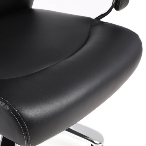 Кресло офисное BRABIX PREMIUM "Total HD-006", до 180 кг, экокожа, хром, черное фото 9