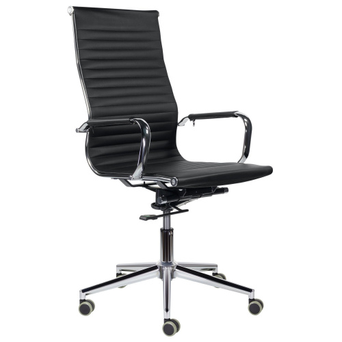Кресло офисное BRABIX PREMIUM "Intense EX-531", экокожа, хром, черное