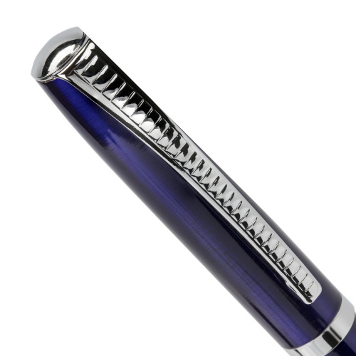 Ручка подарочная шариковая BRAUBERG "Cayman Blue", корпус синий, линия письма 0,7 мм, синяя фото 6