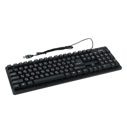Клавиатура проводная SVEN Standard 301, USB, 104 клавиши, чёрная