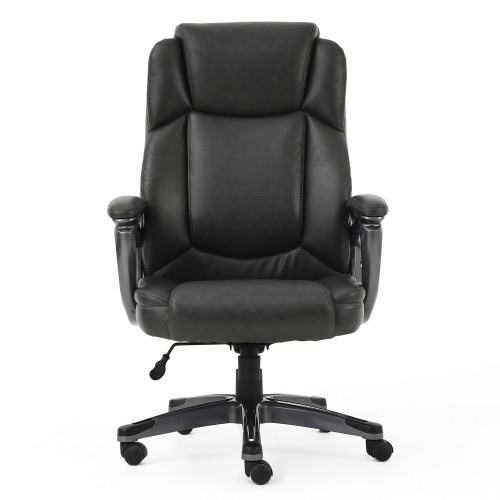 Кресло офисное BRABIX PREMIUM "Favorite EX-577", пружинный блок, рециклированная кожа, серое фото 8