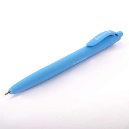 Ручка шариковая масляная автоматическая BRAUBERG "FRUITY Pastel", линия письма 0,35 мм, синяя фото 6