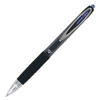Ручка гелевая автоматическая UNI-BALL "Signo", корпус тонированный, линия письма 0,4 мм, синяя