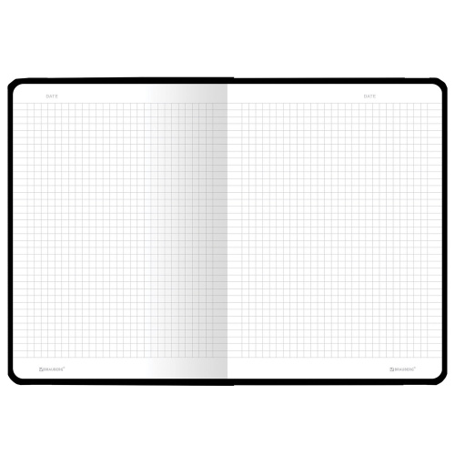 Блокнот с резинкой в клетку  BRAUBERG "Insight", 96 л., А5 (145х203 мм), твердая обложка фото 5