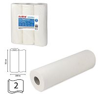 Простыни бумажные рулонные с перфорацией LAIMA UNIVERSAL, 3 шт., 2-слойные, 0,5х100 м, 17+17 г/м2