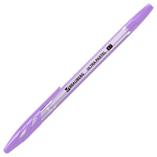 Ручка шариковая BRAUBERG "ULTRA PASTEL", узел 0,7 мм, синяя фото 9