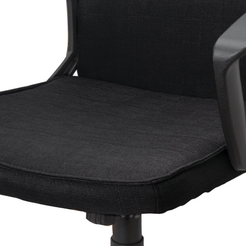 Кресло офисное BRABIX "Delta EX-520", ткань, черное фото 4