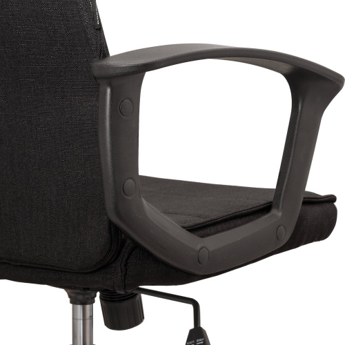 Кресло офисное BRABIX "Delta EX-520", ткань, черное фото 3