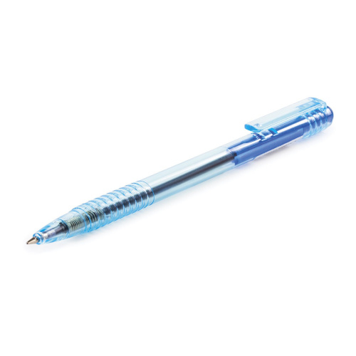 Ручка шариковая масляная автоматическая BRAUBERG "Click Blue", линия письма 0,5 мм, синяя фото 6