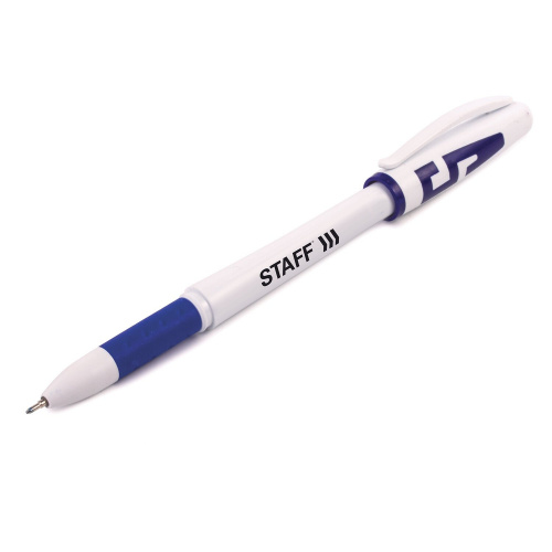 Ручки гелевые с грипом STAFF "Manager", 10 цветов, корпус белый, линия письма 0,35 мм фото 7